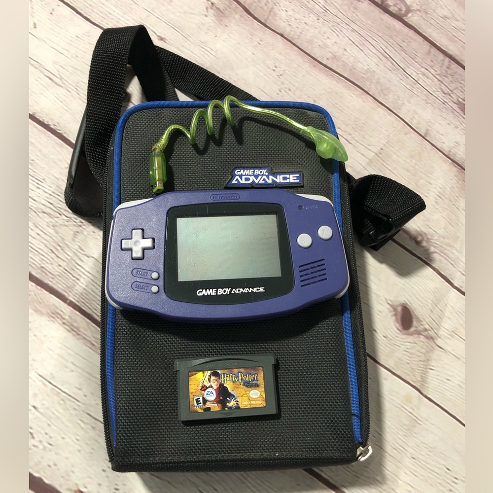 Nintendo Game Boy Advance Indigo with Game and Accessories